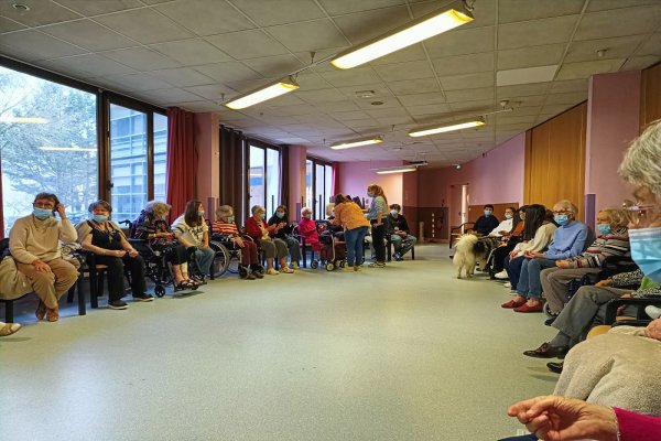 Sortie des élèves de 2PAEPA à l'Ehpad de Fontainebleau 