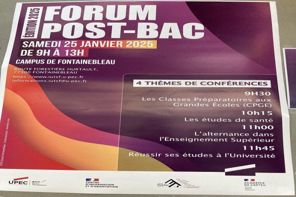 L’ICEF au forum post bac de Fontainebleau