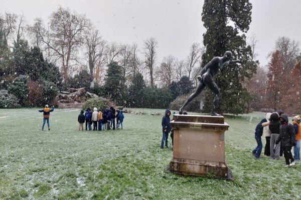 Atelier photo sous la neige pour les 6CI