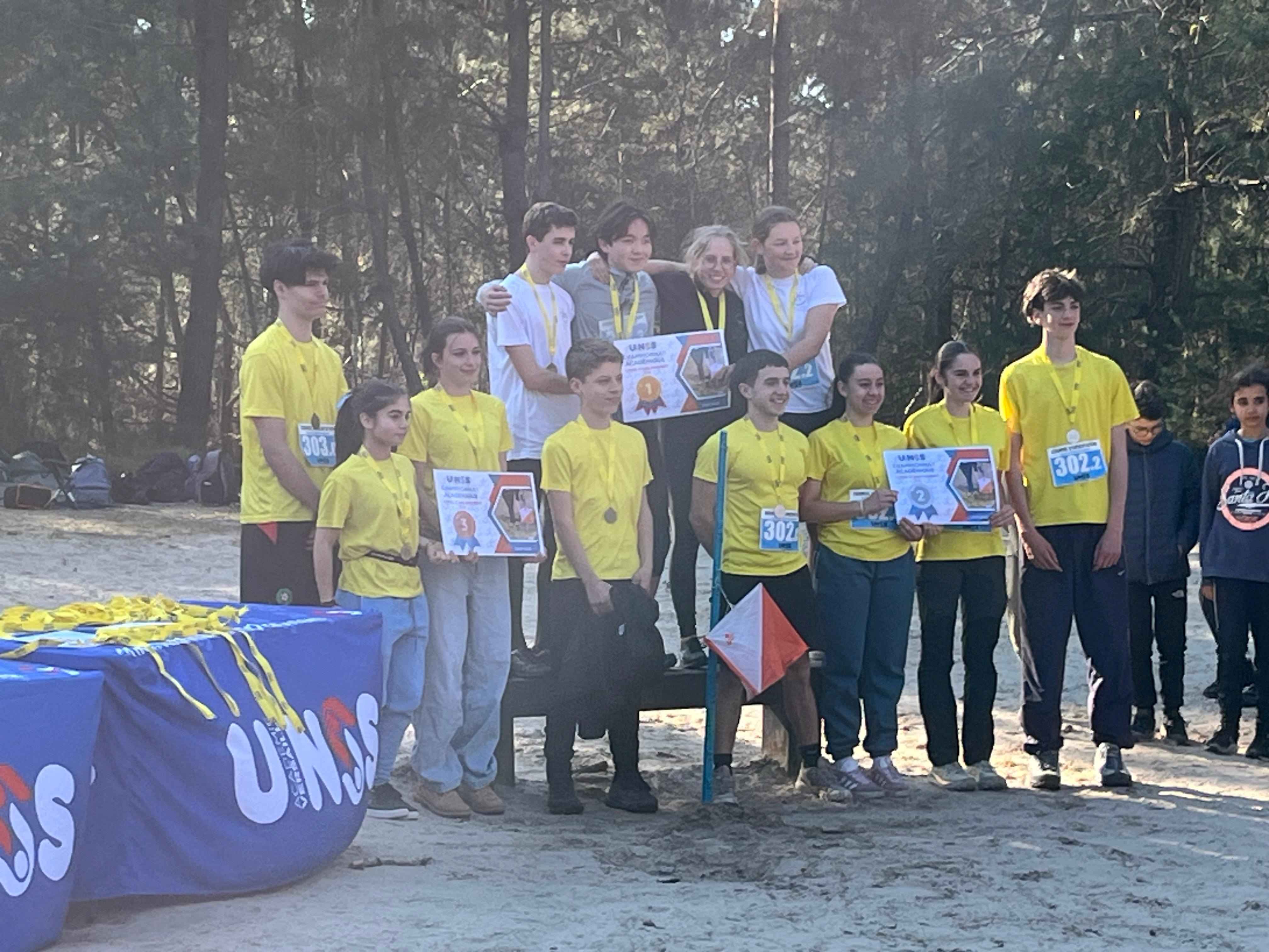 L'AS ICEF championne académique de course d'orientation