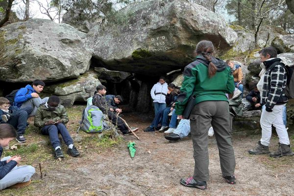 Sortie en forêt avec l'ONF en 5AS